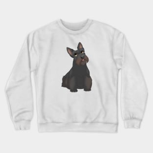 Black Scottish Terrier Dog Crewneck Sweatshirt